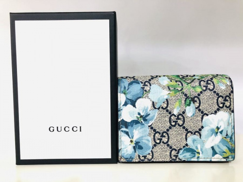 グッチ/GUCCI GG花柄二つ折り財布入荷いたしました。[2020.01.06発行