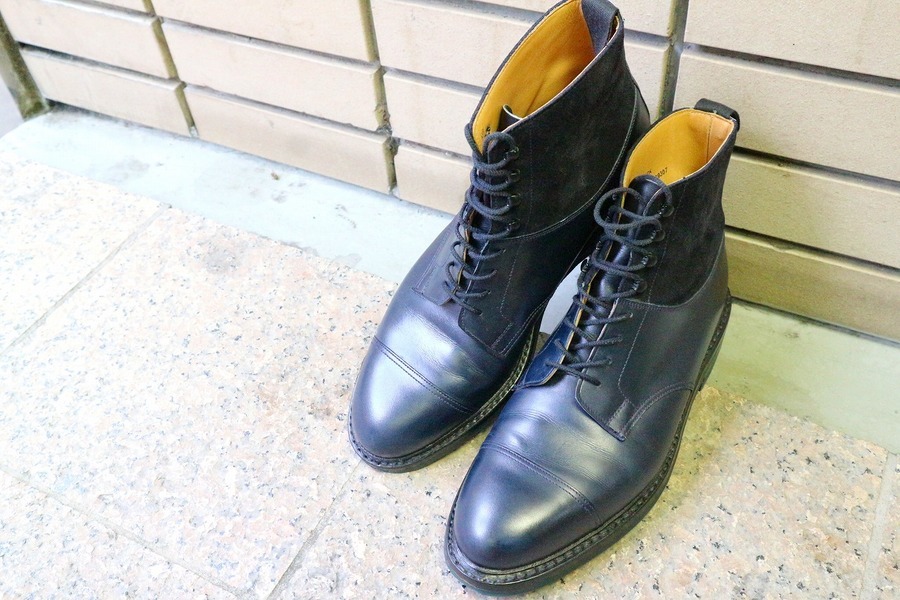Crockett & Jones/クロケット＆ジョーンズ】スウェード切替コンビ 