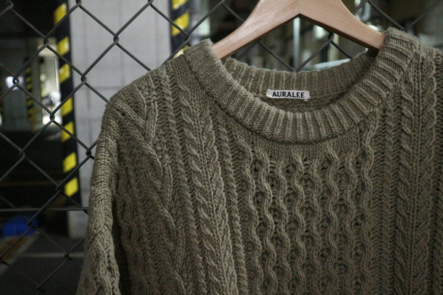 AURALEE/オーラリーFRENCH MERINO ARAN KNITが入荷いたしました