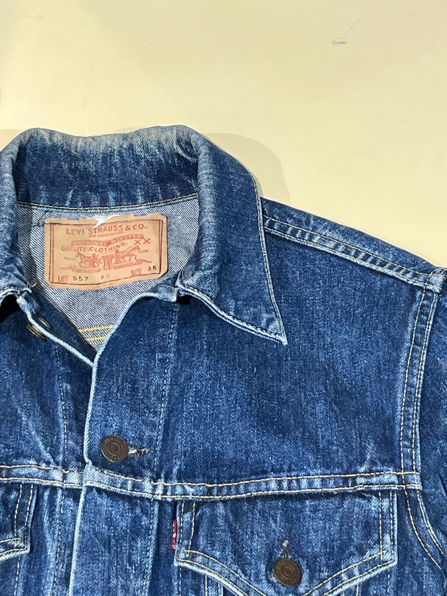 リーバイス 557 オリジナル　ヴィンテージ デニムジャケット Levi's リーバイス ヴィンテージアイテム 1967's 557XX 3rd 1960