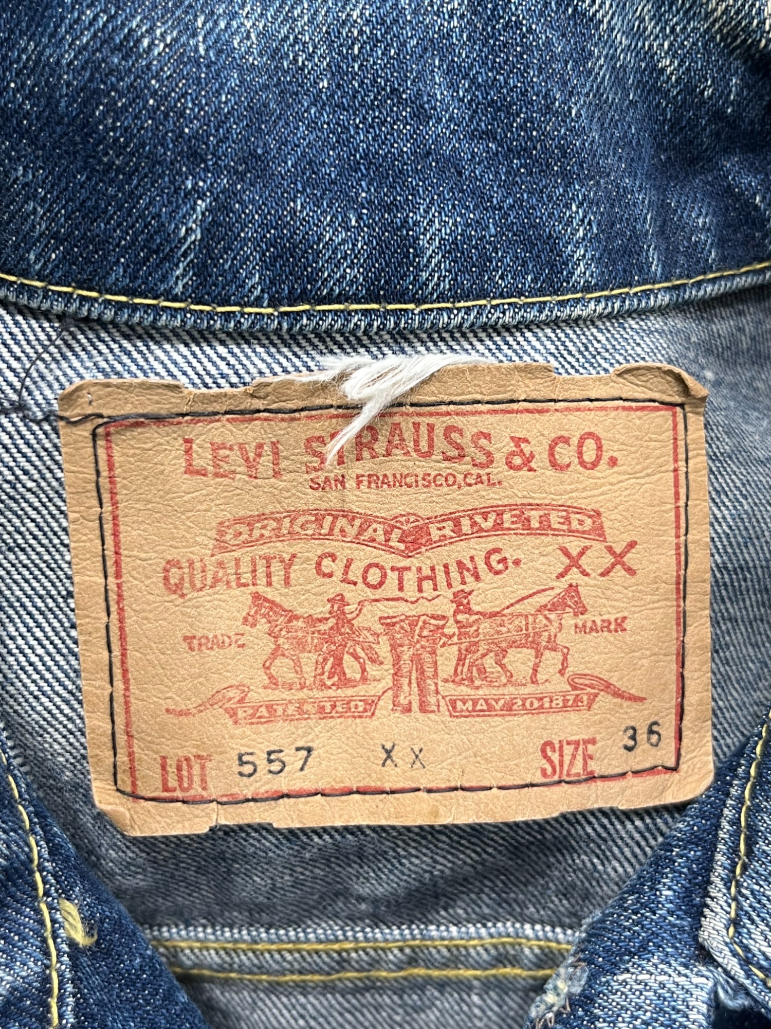 LEVI'S /リーバイス】の557XX3rdデニムジャケットが入荷いたしました