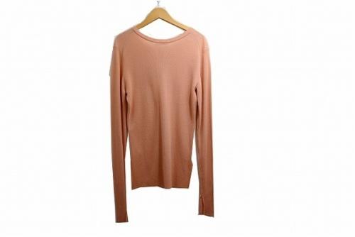 オーラリーのHARD TWIST HIGH GAUGE RIB KNIT LACE UP PO