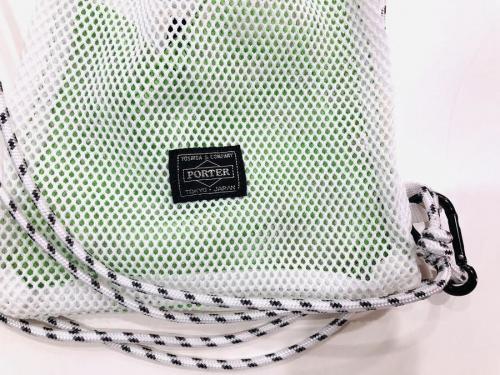 B印 ヨシダ モノクル × ポーターのメッシュ巾着ショルダーバッグ