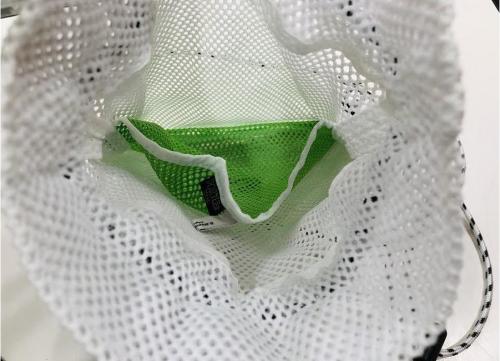 メッシュ巾着ショルダーバッグのユニセックス