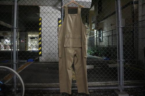 ナイジェル ケーボンのLYBRO NAVAL DUNGAREE HERRINGBONE OVERALL