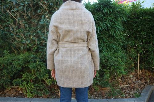 シップスのエアーチェックミディガウン