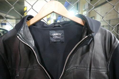 コンビネーションレザーパーカーの富士見台店