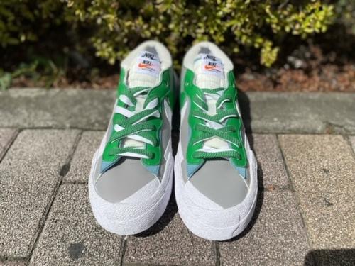 ナイキ×サカイのBLAZER LOW CLASSIC GREEN/ ブレザーロウ　クラシックグリーン　DD1877001