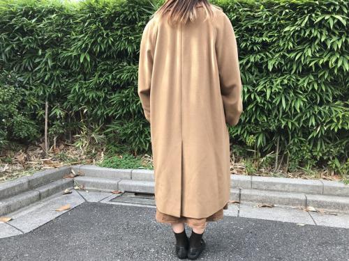 バーバリーのカシミヤステンカラーコート