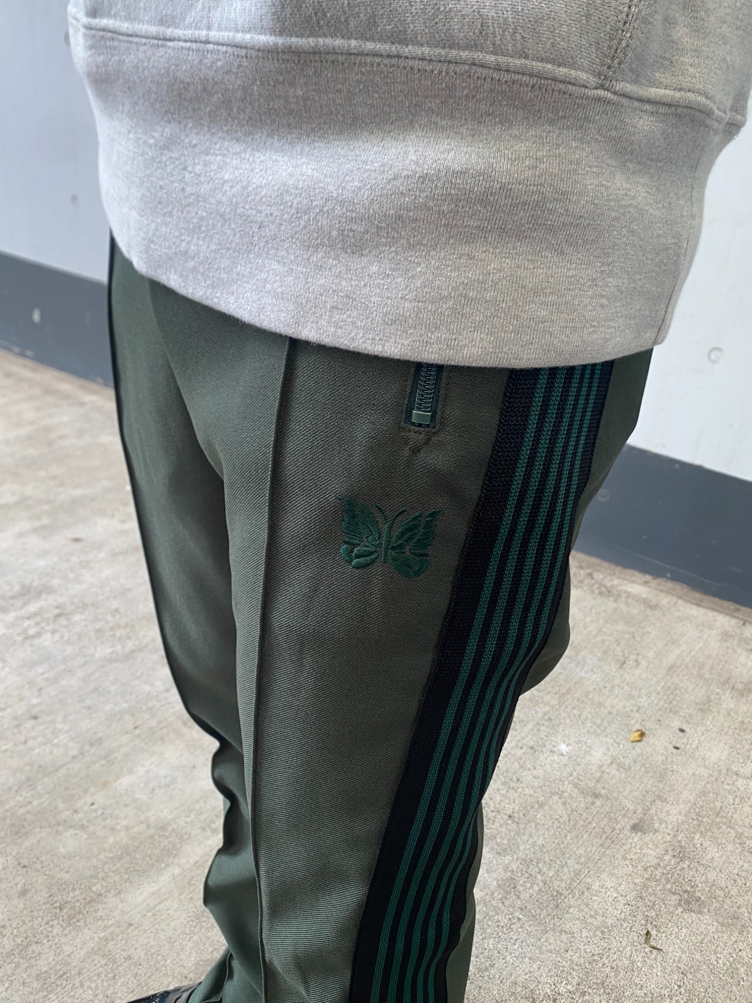 Needles ニードルズ 22AW Narrow Track Pant - C/Pe Velour