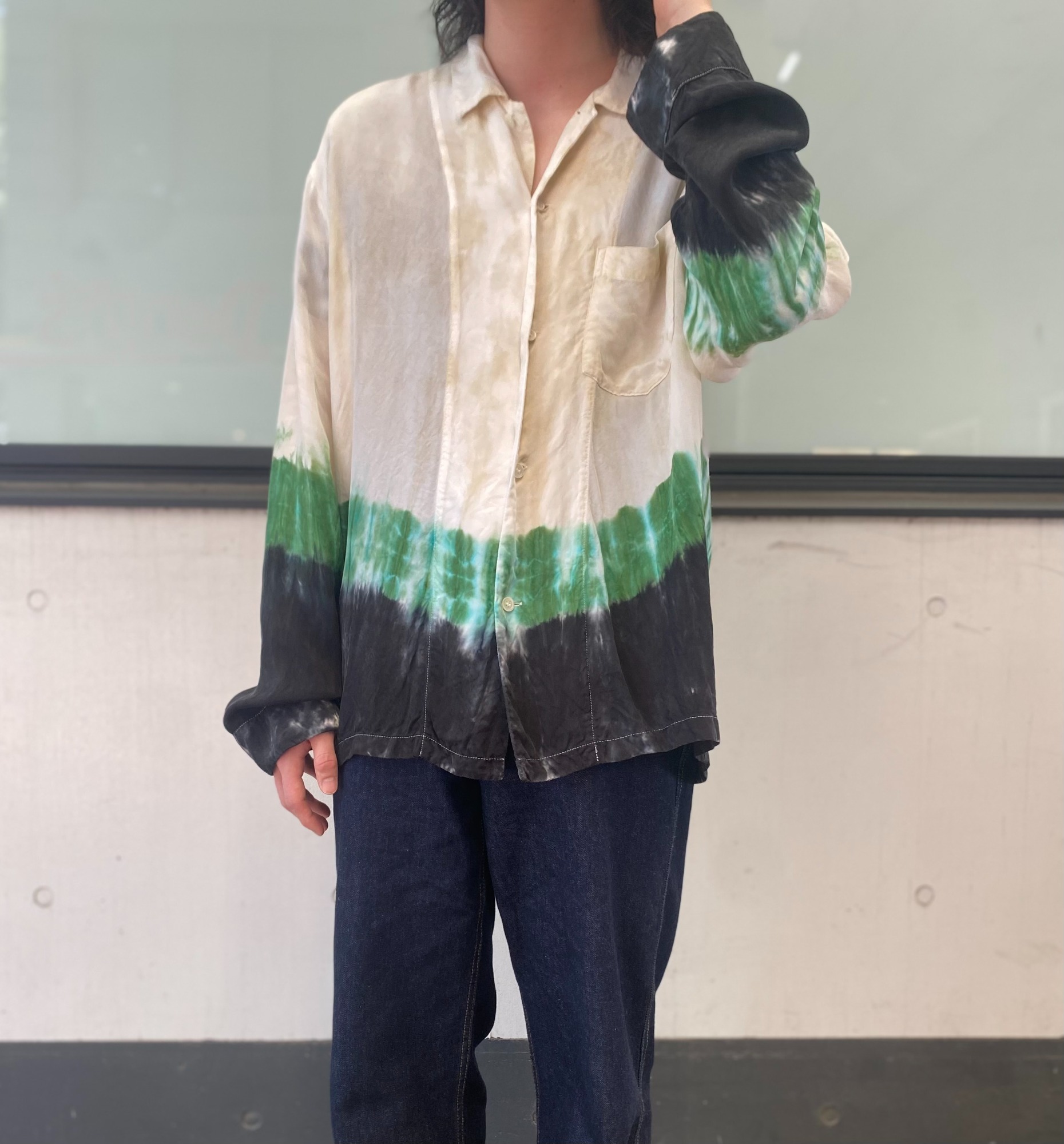 人気ドメスティックブランド【TOGA VIRILIS】より Inner Tie Dye Print 