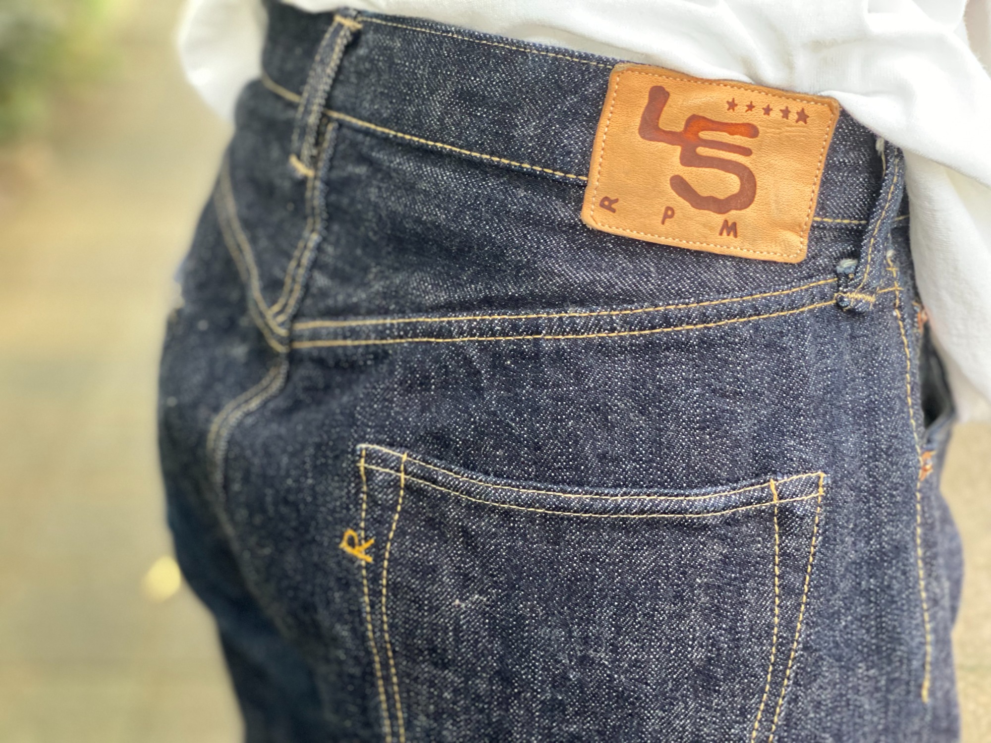 45rpm 32 日本製 赤耳 空比古 デニムパンツ インディゴ 革タグ 45rpm 32 日本製 赤耳 空比古 デニムパンツ インディゴ 革タグ パンツ ※