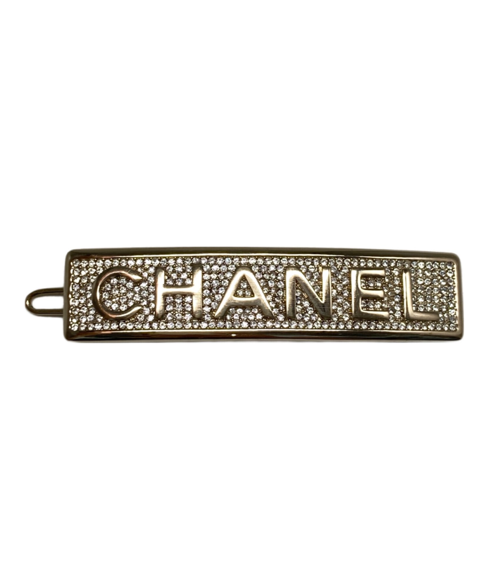 CHANEL / シャネル】ロゴラインストーンバレッタ｜後ろ姿まで美しく