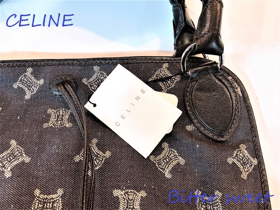 CELINE/セリーヌ】デニムマカダム柄ハンドバッグ入荷致しました CELINE/セリーヌ】デニムマカダム柄ハンドバッグ入荷致しました