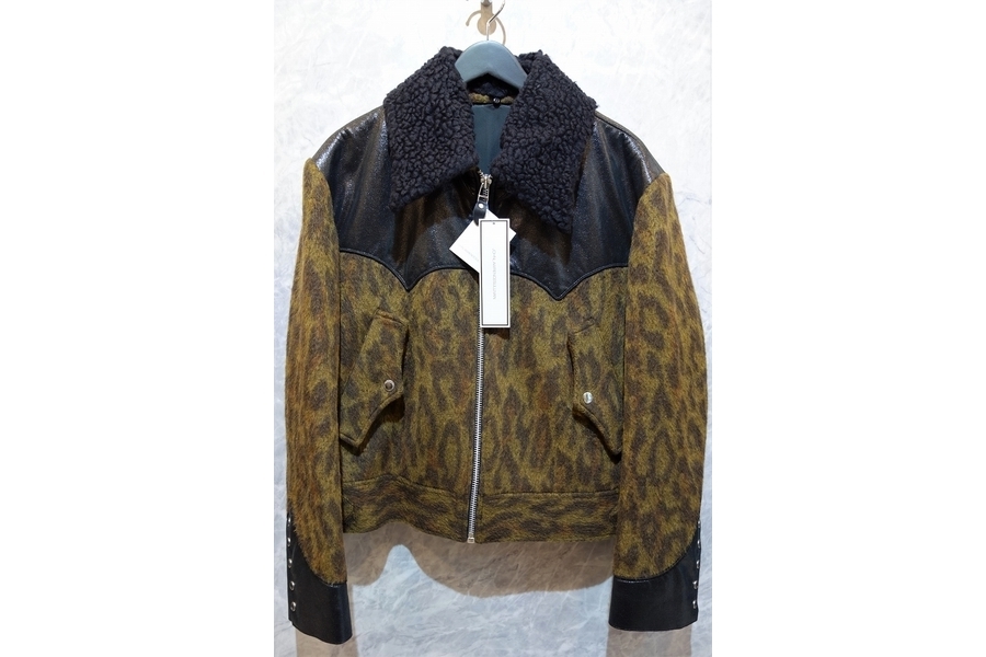 johnlawrencesullivan leopard jacket 18aw