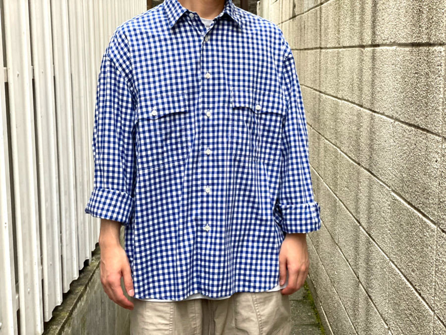 Porter Classic／ポータークラシック】よりROLL UP GINGHAM CHECK 