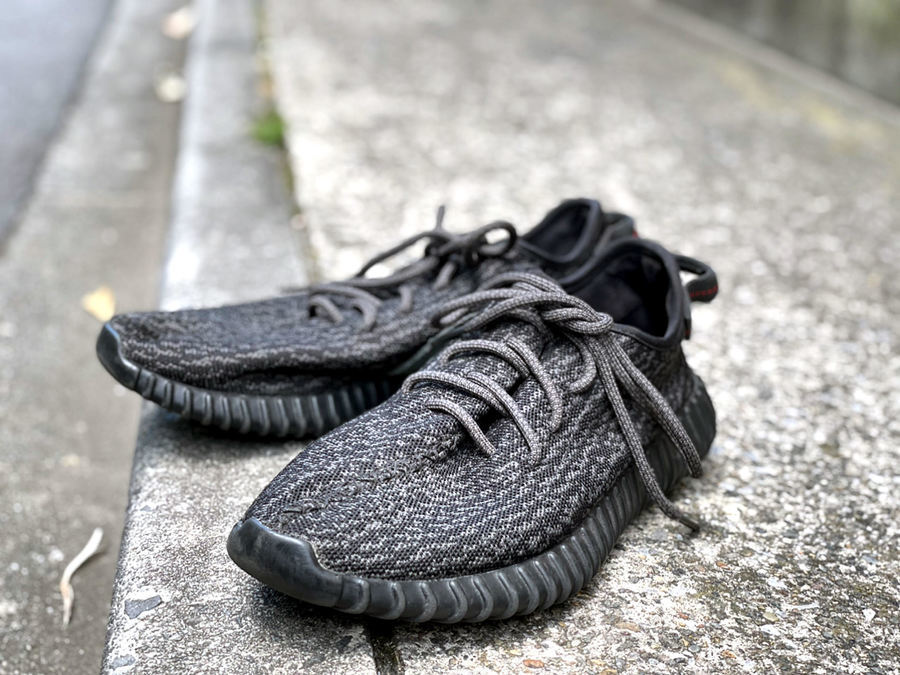 テレワーク関連 YEEZY BOOST 350 “PIRATE BLACK” サイズ27.5cm