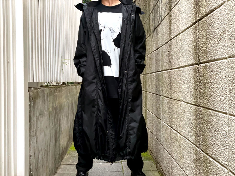 issey miyake パラシュートコート