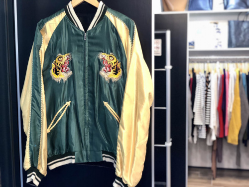 ✨美品・別注✨ビームス×東洋　ベトナムジャケット　スカジャン　雷門　ブラック　Ｌ BEAMS BOY 25周年企画》テーラー東洋スペシャルコラボアイテム