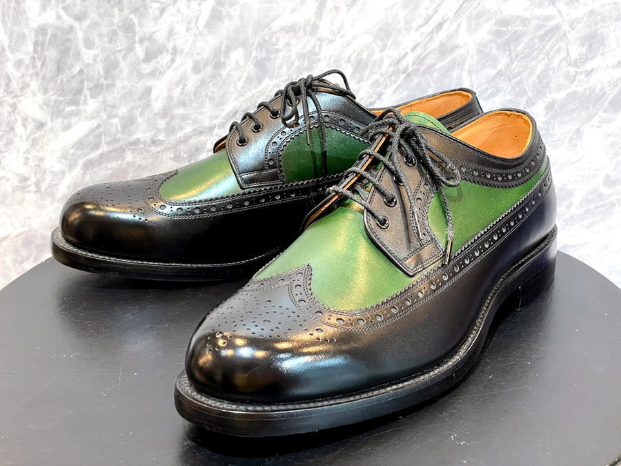 【美品】スコッチグレイン ウイングチップ SCOTCH GRAIN／スコッチグレイン】よりコンビウィングチップシューズが