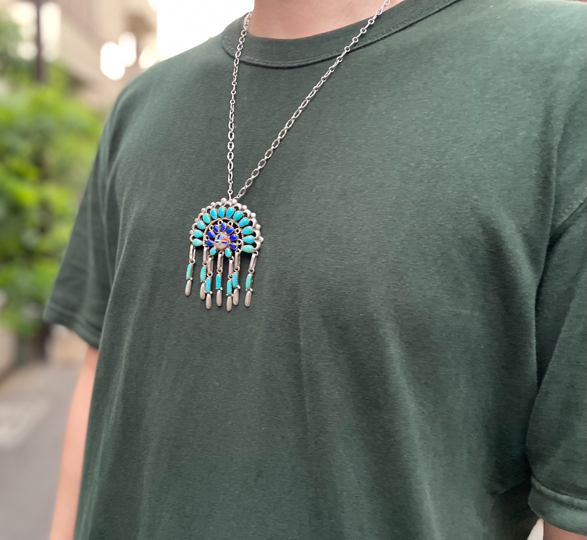 indian jewelry/インディアンジュエリー】クラスターサンフェイス 
