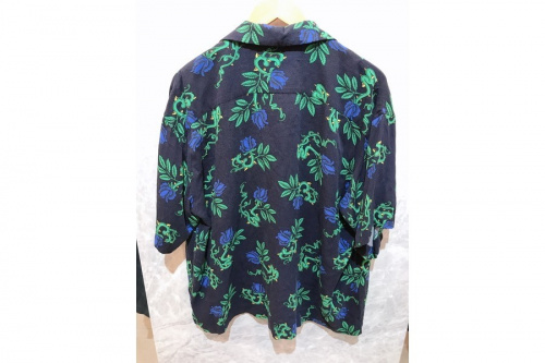 アンユーズドの18SS Rose Pattern Short Sleeve Shirt