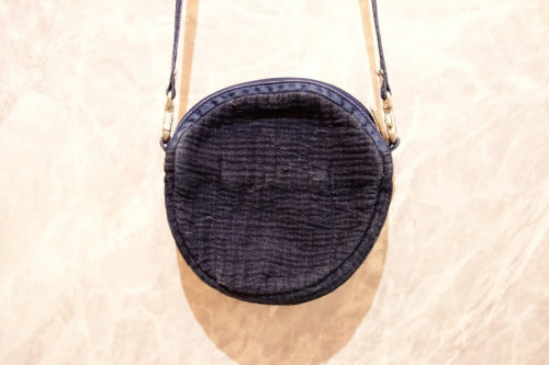 ポータークラシックのSASHIKO ROUND POUCH