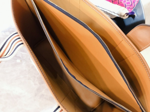 PERRY MULTI STRIPE CANVAS TRIPLE-COMPARTMENT TOTEのレディース