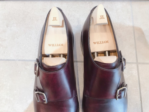 ダブルモンクスシューズのメンズ