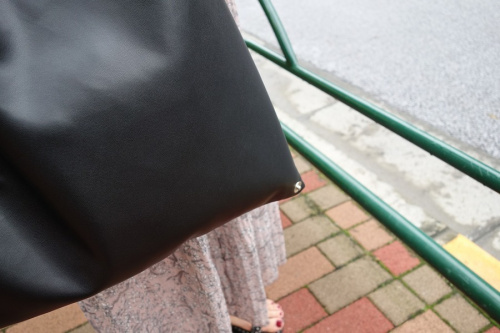 エムエムシックス メゾンマルジェラのフェイクレザーミニバッグ