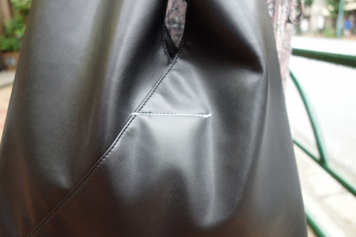 フェイクレザーミニバッグのレディース