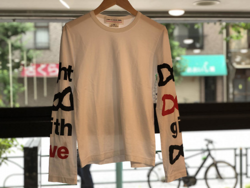 コムデギャルソンの刺繍ロングスリーブカットソー