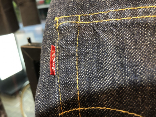 501XX JEANS NEW RINSE 1947モデルのメンズ レプリカ デニム ジーンズ ジーパン セルビッチ 赤耳 ビッグE