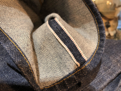 メンズ レプリカ デニム ジーンズ ジーパン セルビッチ 赤耳 ビッグE