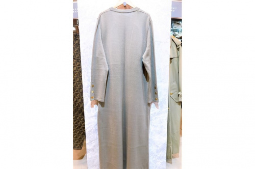 セリーヌのロングウールカーディガン