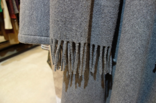 カシミヤストールガウンコートのレディース