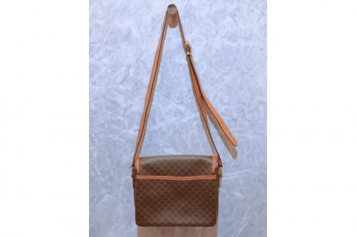 マカダム柄ショルダーバッグのレディース