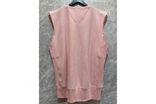 ハイクのコットンスエット スリーブレスビッグプルオーバー