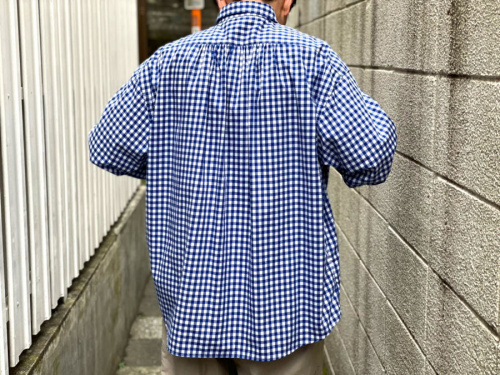 ROLL UP GINGHAM CHECK SHIRTの目白店