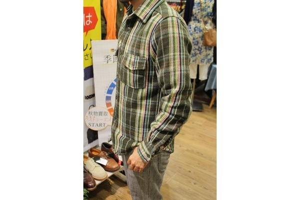 定価3.5万 ナイジェルケーボン リバーシブル ヘビーネルシャツ 44 雑誌掲載の人気モデル NIGEL CABORN （ナイジェルケーボン）より