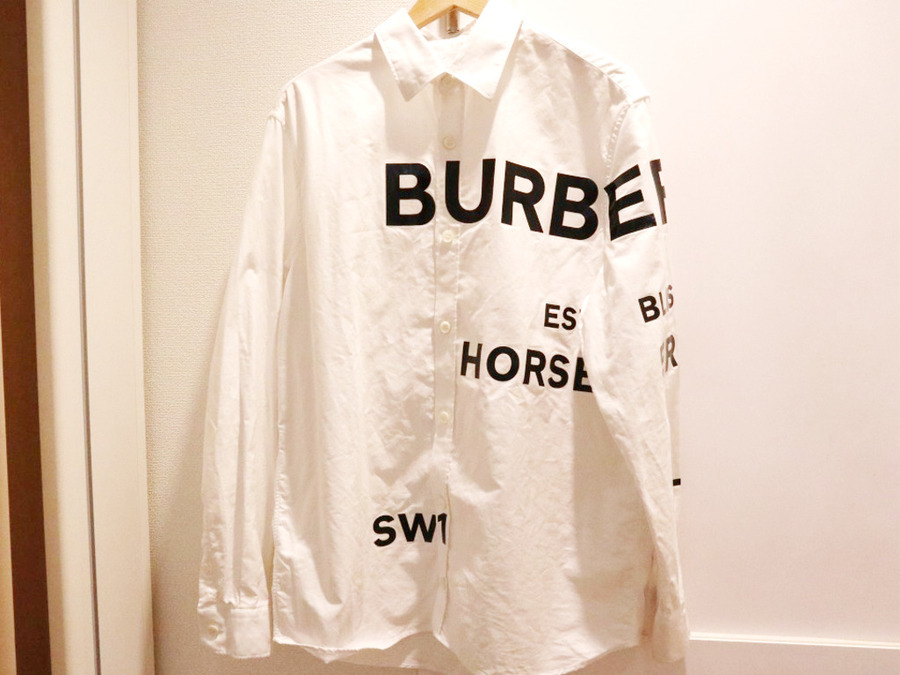 BURBERRY/バーバリー】ホースフェリープリントOXオーバーサイズシャツ 