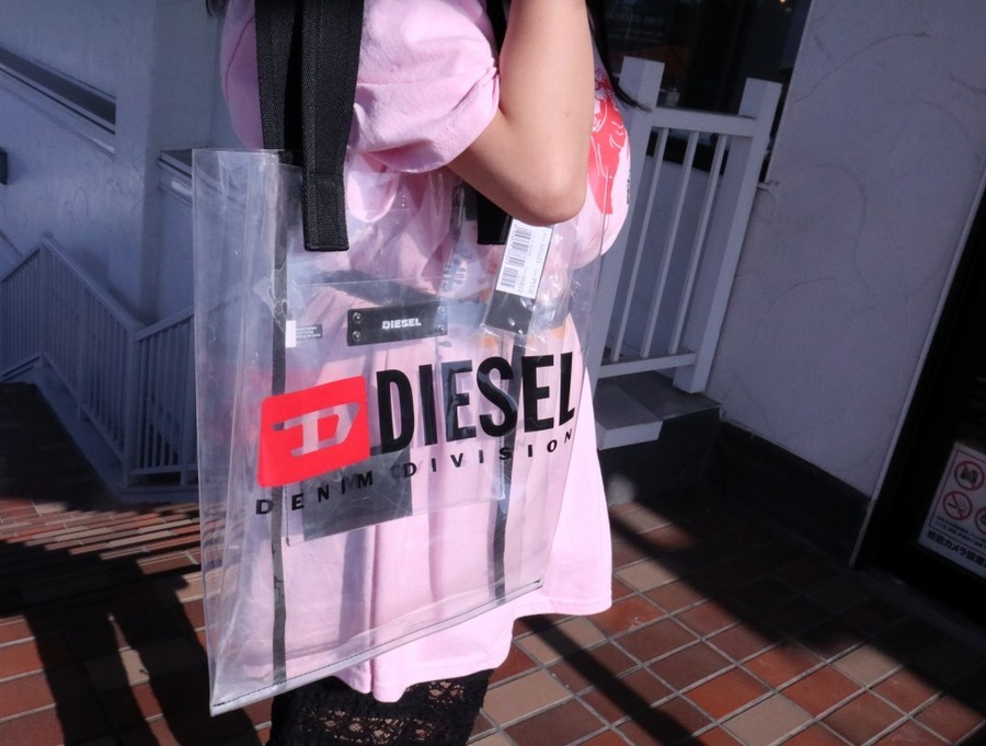 DIESEL/ディーゼル】ビニールトートバッグ入荷致しました