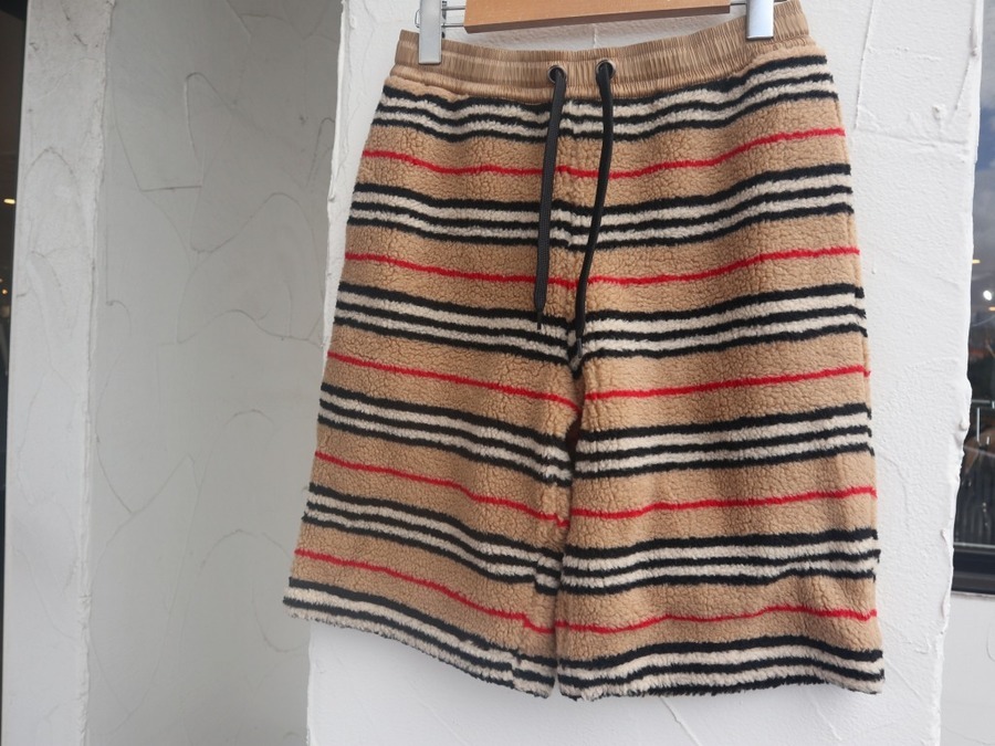 BURBERRY/バーバリー】フリースショートパンツ入荷いたしました 