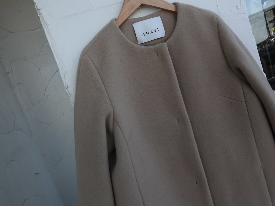 ANAYI/アナイ】​ダブルビーバークルーコート入荷情報[2020.12.17発行
