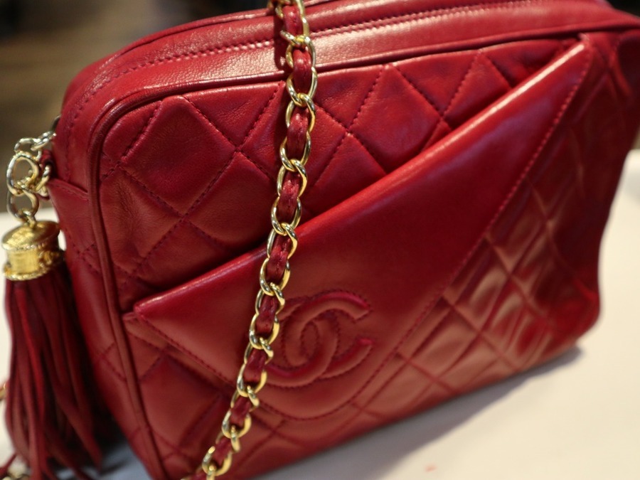 CHANEL/シャネル】フラップポケットチェーンショルダーバッグ CHANEL/シャネル】フラップポケットチェーンショルダーバッグ