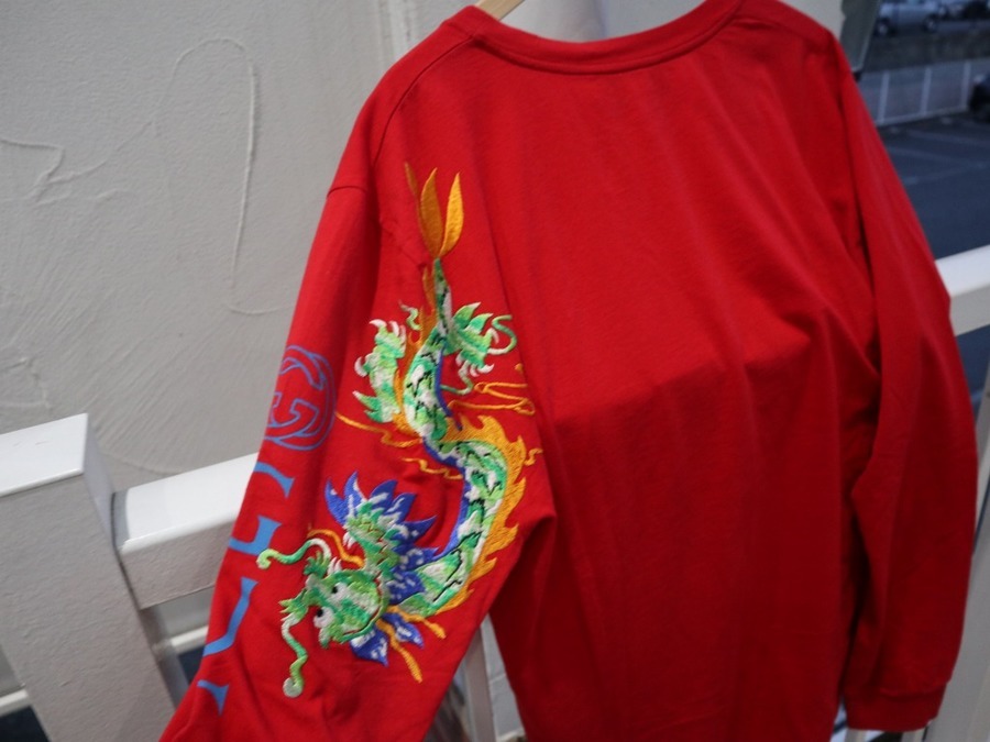買取強化ブランド【GUCCI/グッチ】オールドロゴドラゴン刺繍カットソー
