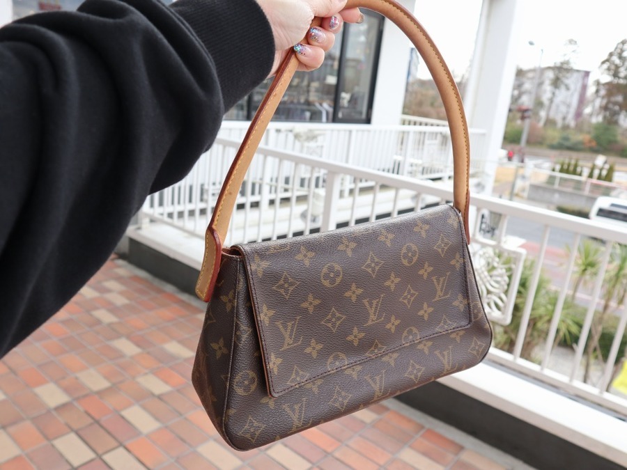 Louis Vuitton Handbag Looping M51147 Monogram Canvas Brown Women's LOUIS  VUITTON