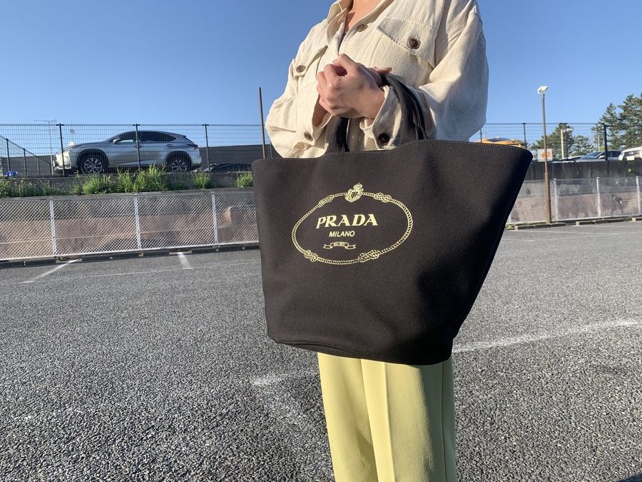 ラグジュアリーブランド【PRADA/プラダ】カナパトートバッグお買取