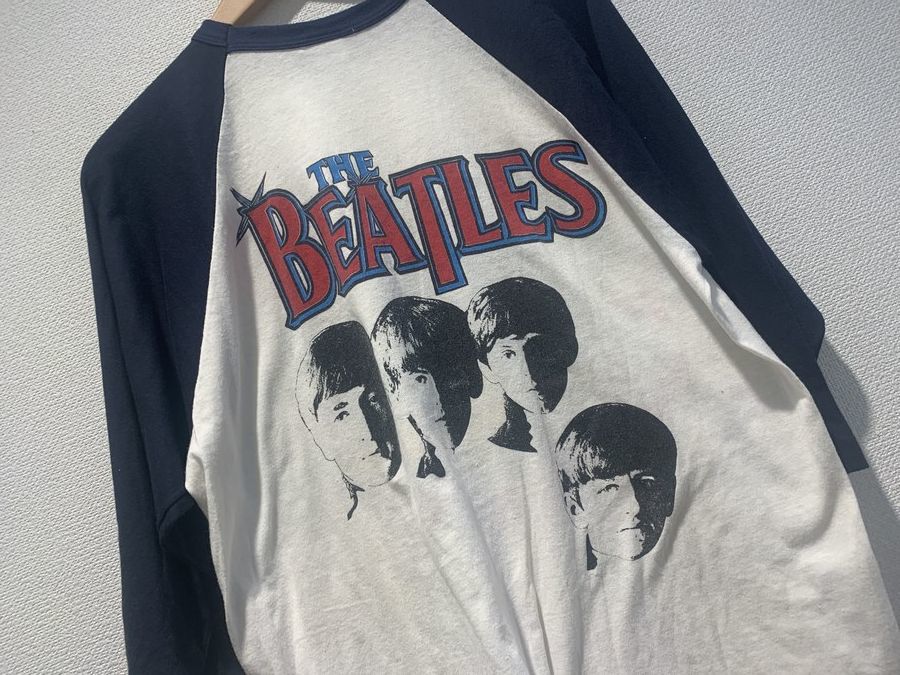 ヴィンテージ・古着】ビートルズ80sヴィンテージラグランTシャツお買取