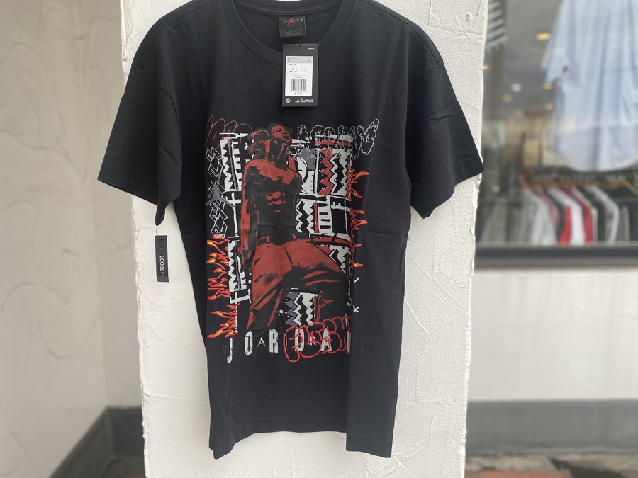 ナイキNIKE×トラヴィススコットTravis Scott■ロゴTシャツ